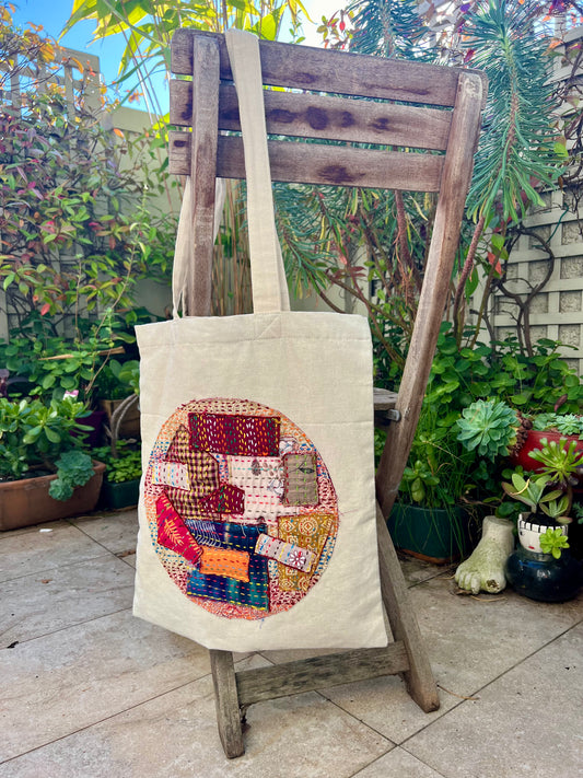 Patchwork Tote Bag