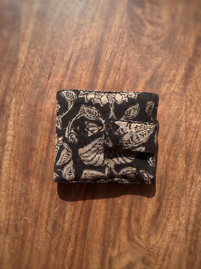 Upcycled Jaipur print wallets