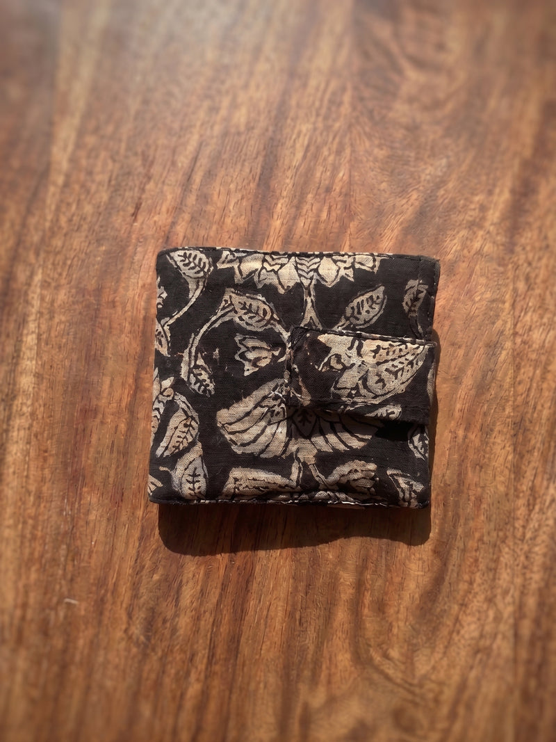Upcycled Jaipur print wallets